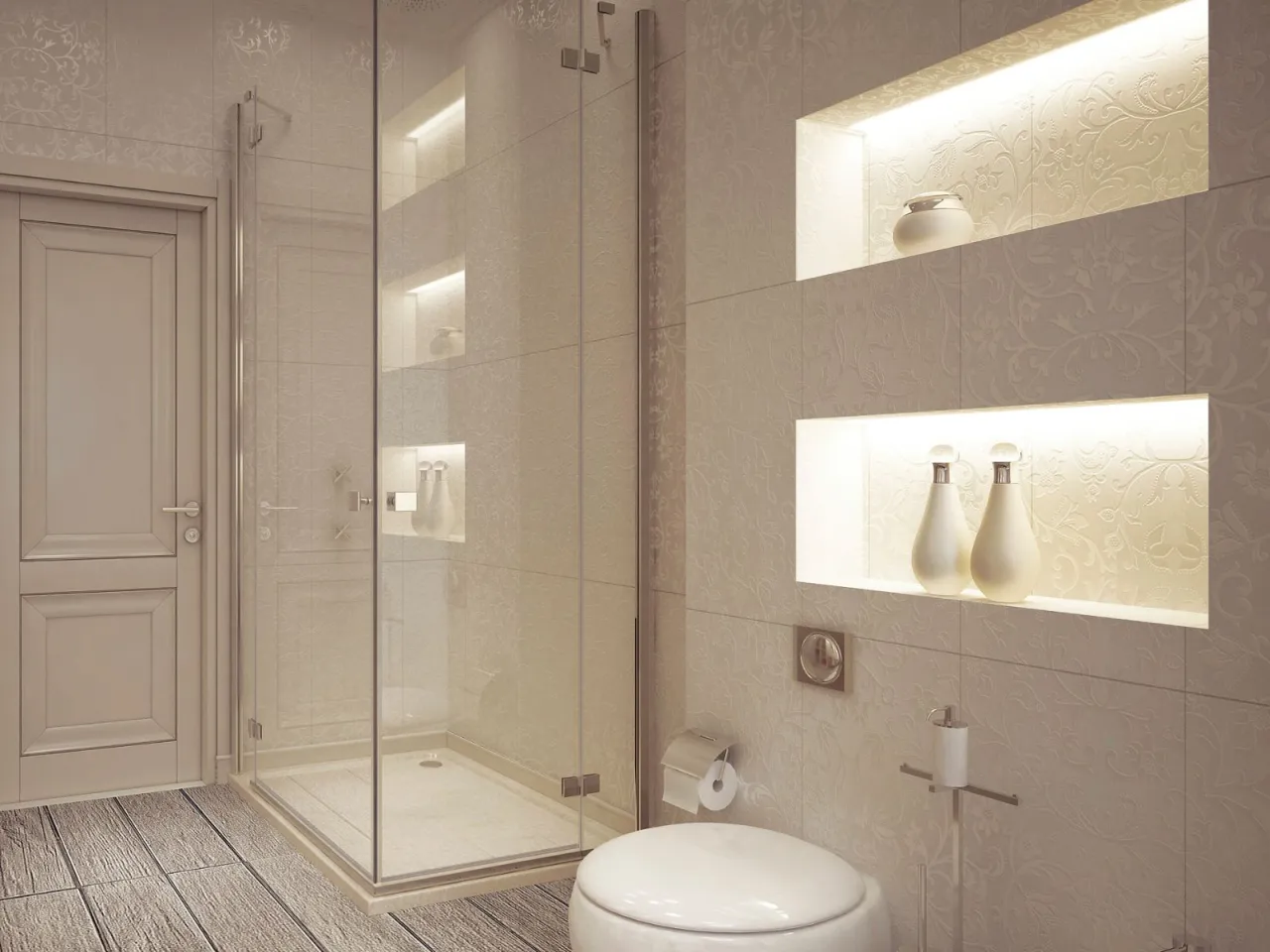 Barwy światła LED w łazience