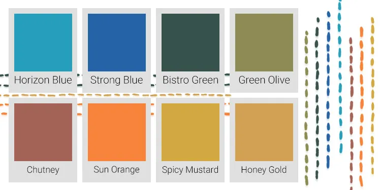 Modne kolory lato 2024 paleta barw