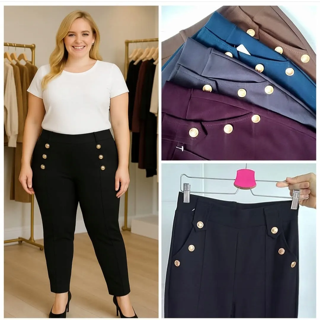 wyszczuplające kolory i wzory spodni damskich