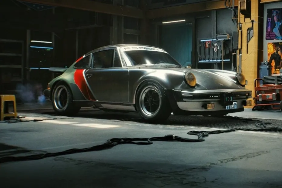 Porsche 911 Turbo Johnny Silverhand Cyberpunk 2077