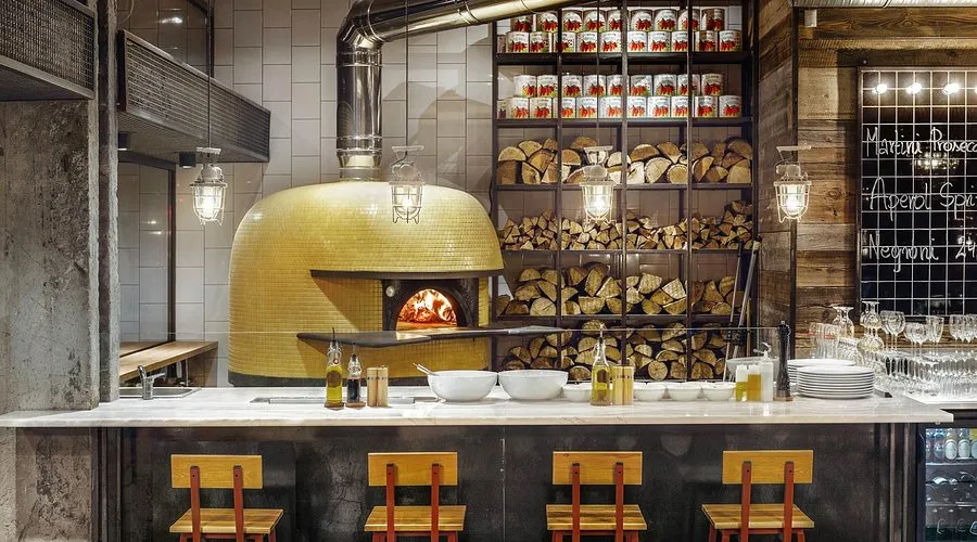 pizza gourmet restaurant interior Poland