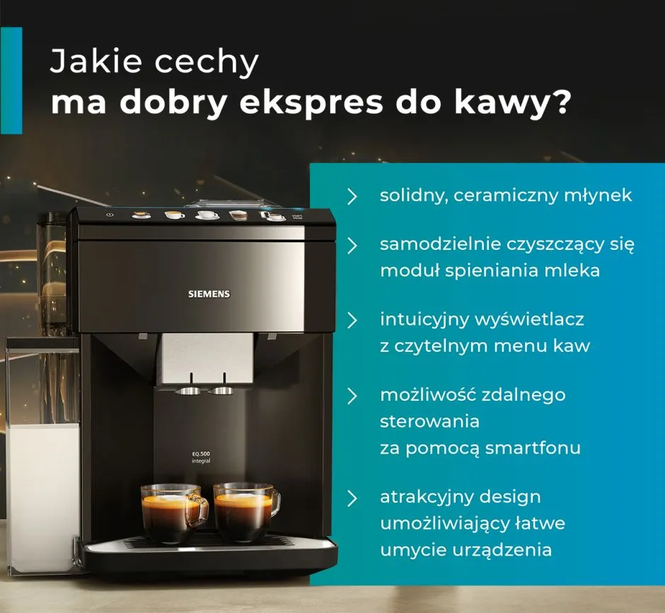 rodzaje ekspres&oacute;w do kawy infografika