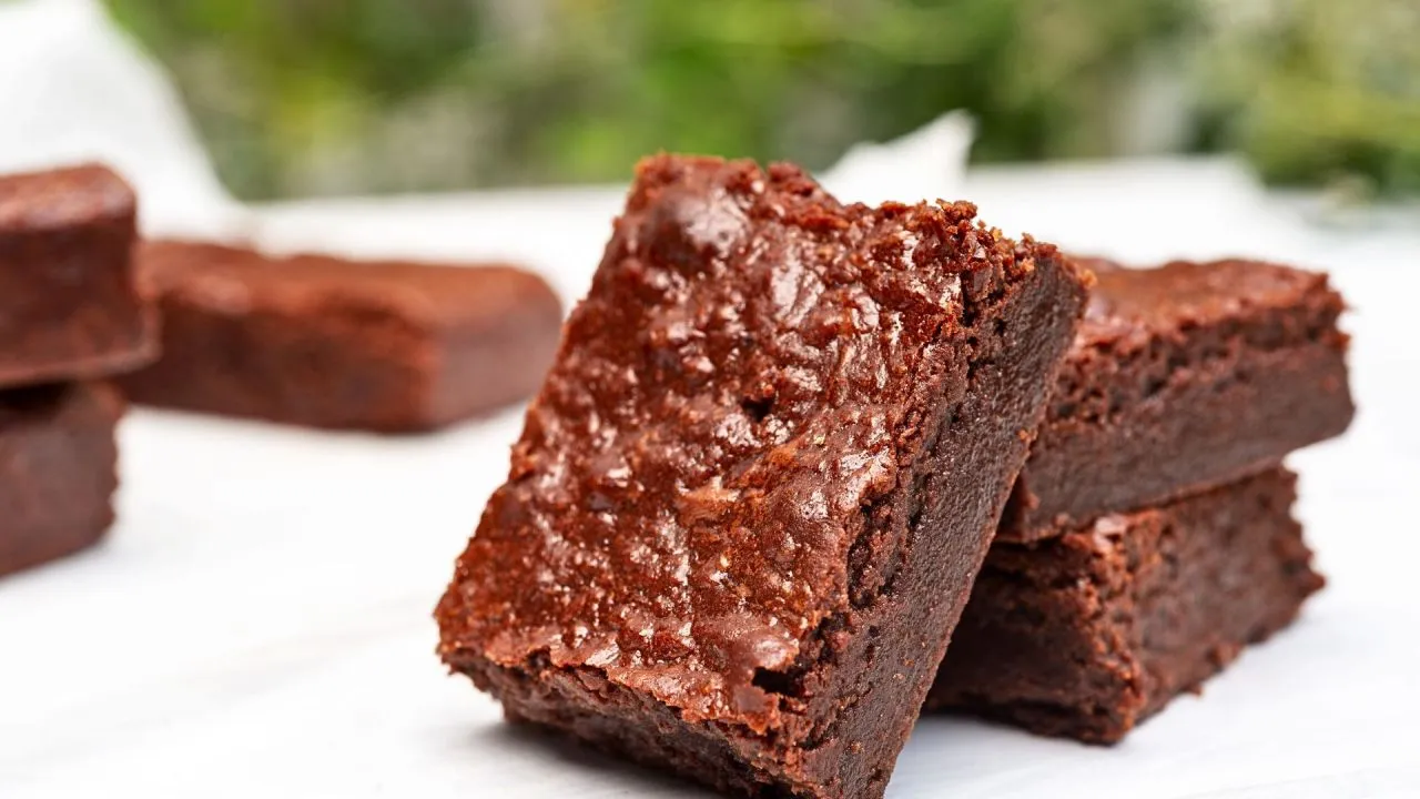 Brownie z fasoli lub batat&oacute;w