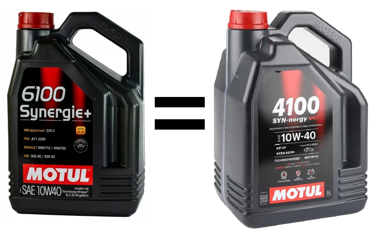 Motul 6100 Synergie+ 10W40 5L opakowanie