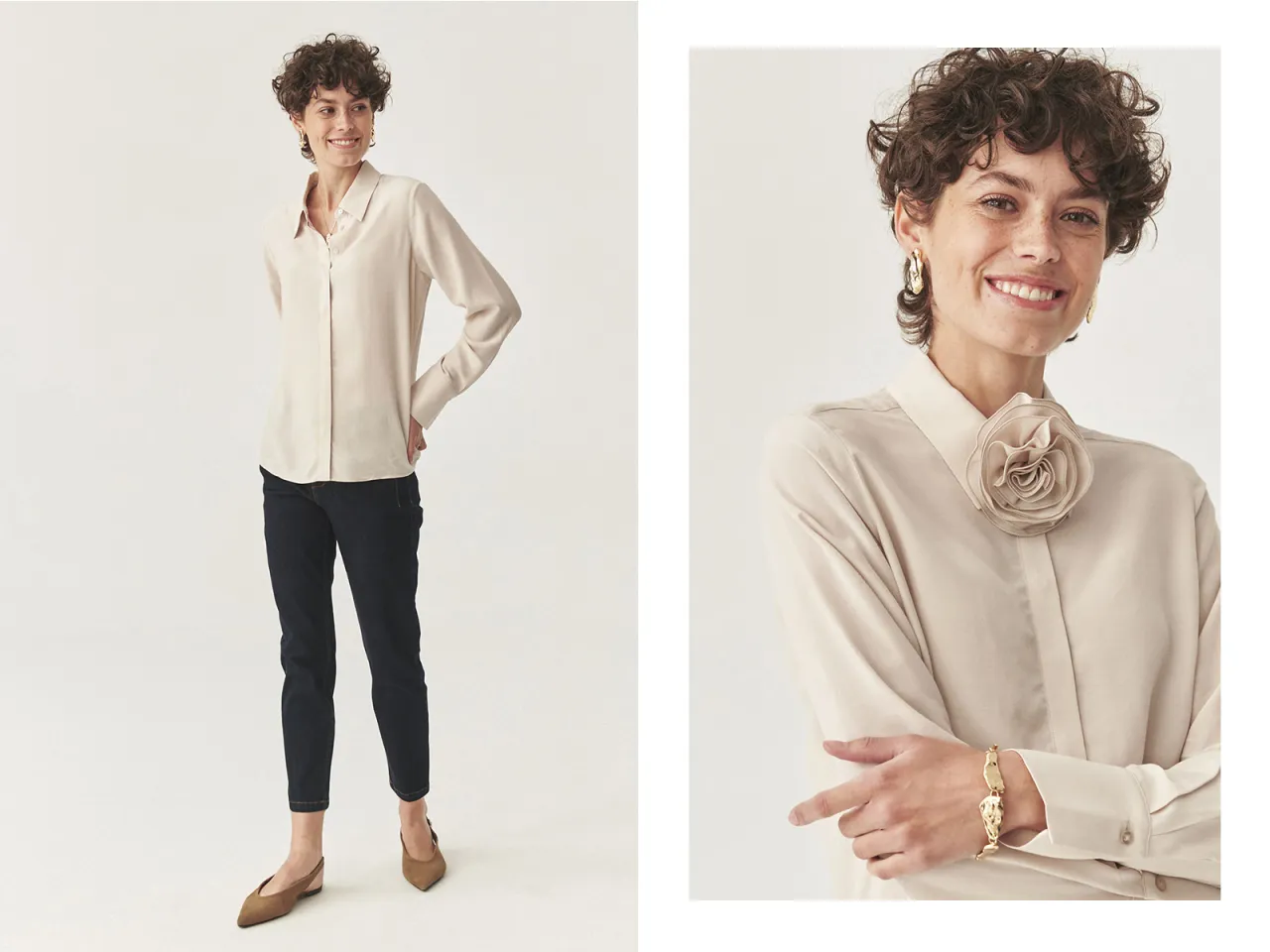 r&oacute;żne techniki wkładania koszuli wizualizacja