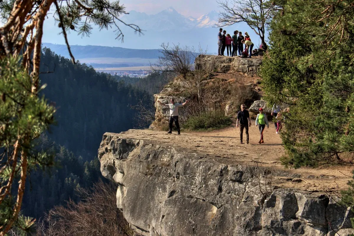 Słowacki Raj drabinki i kładki