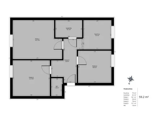 rzut mieszkania przykłady zastosowania
