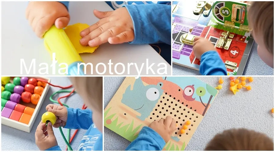 zabawki rozwijające małą motorykę roczniak
