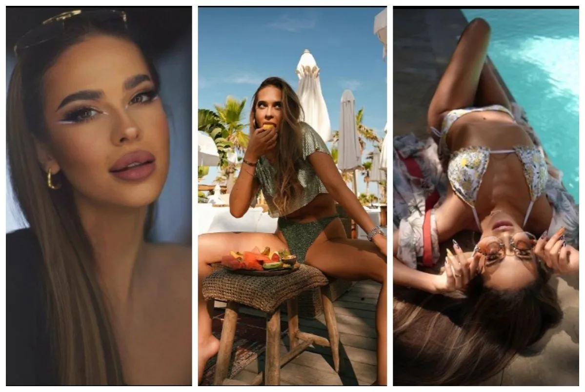 Kto śpiewa piosenkę solo solo? Trzy ujęcia tej samej kobiety w letnich stylizacjach.