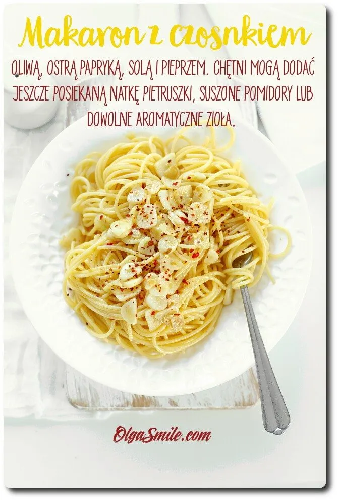 Zdjęcie Prosty przepis na spaghetti z czosnkiem, który zachwyci Twoje podniebienie