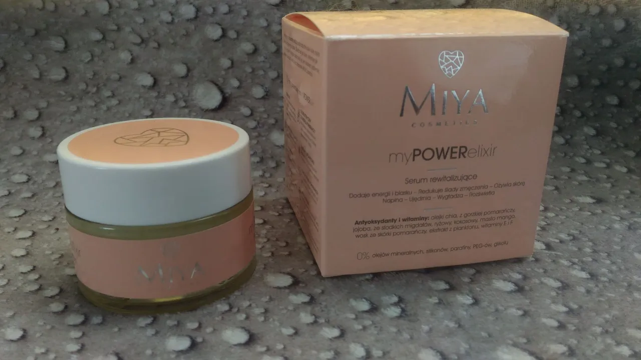 Zdjęcie Serum rewitalizujące myPOWERelixir Miya Cosmetics - skład i działanie