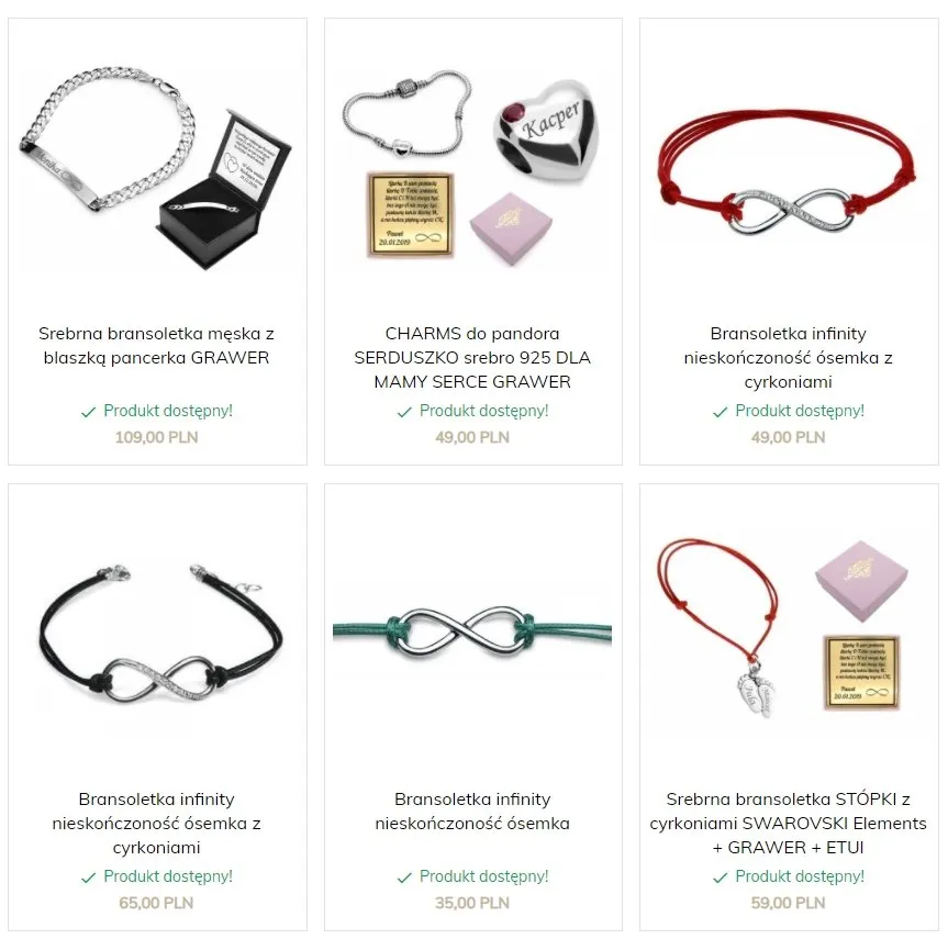 biżuteria znak nieskończoności symbolika