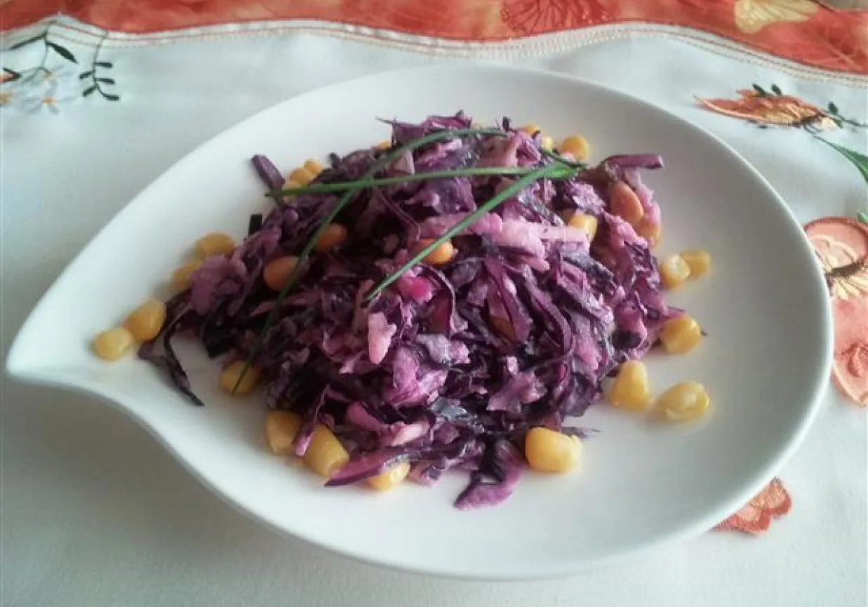 sur&oacute;wka z czerwonej kapusty i rodzynek