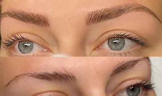 Professionelles Make-up Vorher Nachher Beispiel Stuttgart