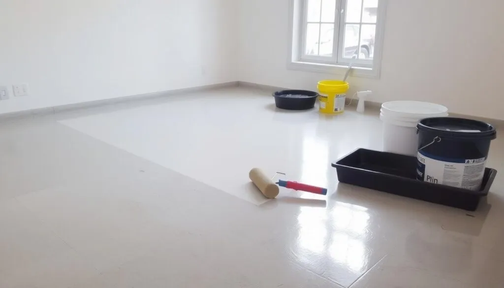 Przygotowanie podłoża betonowego pod linoleum