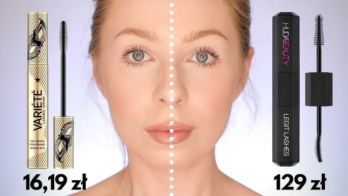 porównanie efektów tuszy do rzęs
