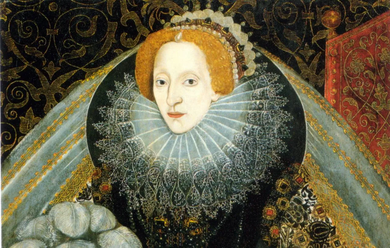 historyczne piękno blada cera, królowa Elżbieta I makijaż