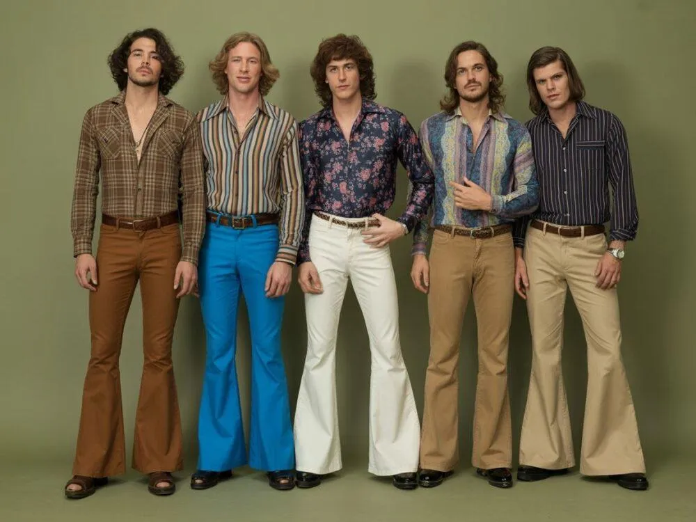 moda męska PRL lata 60 70 80 stylizacje