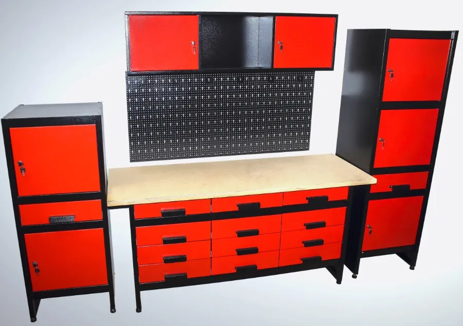 przykładowe meble warsztatowe modułowe