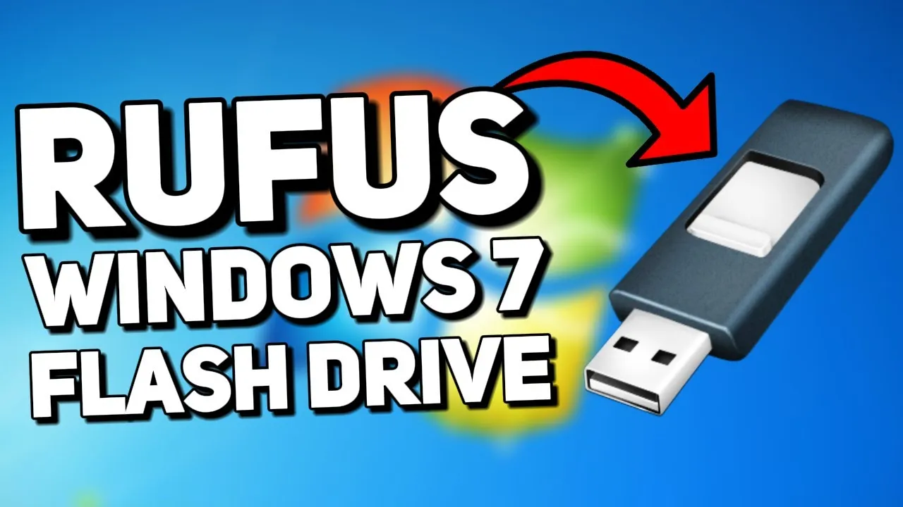 Rufus interfejs tworzenie bootowalnego pendrive'a Windows 7