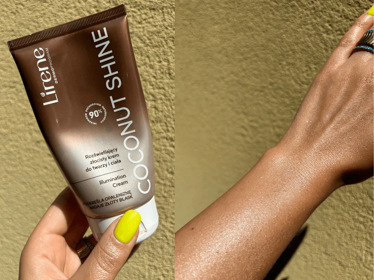 kobieta z rozświetloną sk&oacute;rą, efekt glow