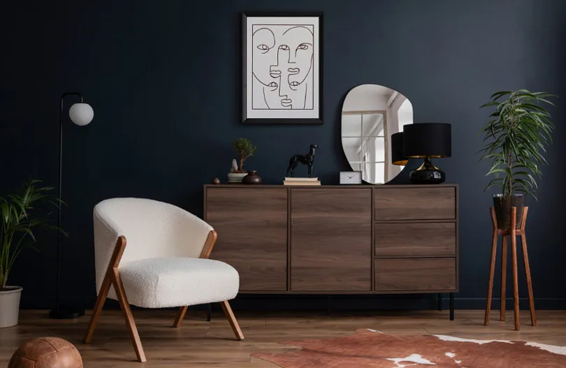 Meble wenge jasne ściany inspiracje