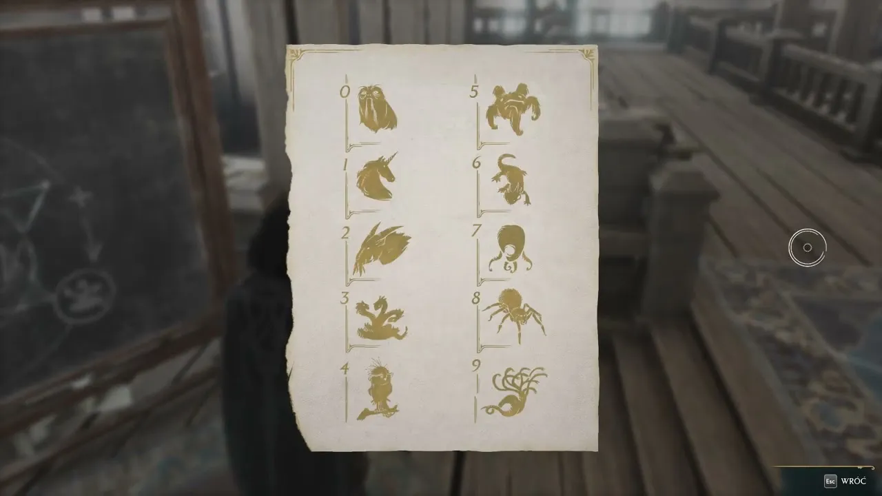 Hogwarts Legacy drzwi arytmantyczne rozwiązanie