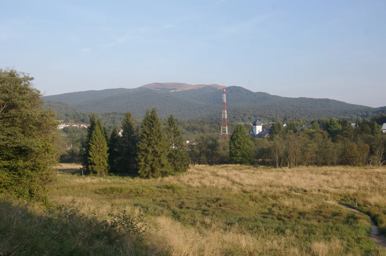 Ustrzyki Górne panorama Bieszczady