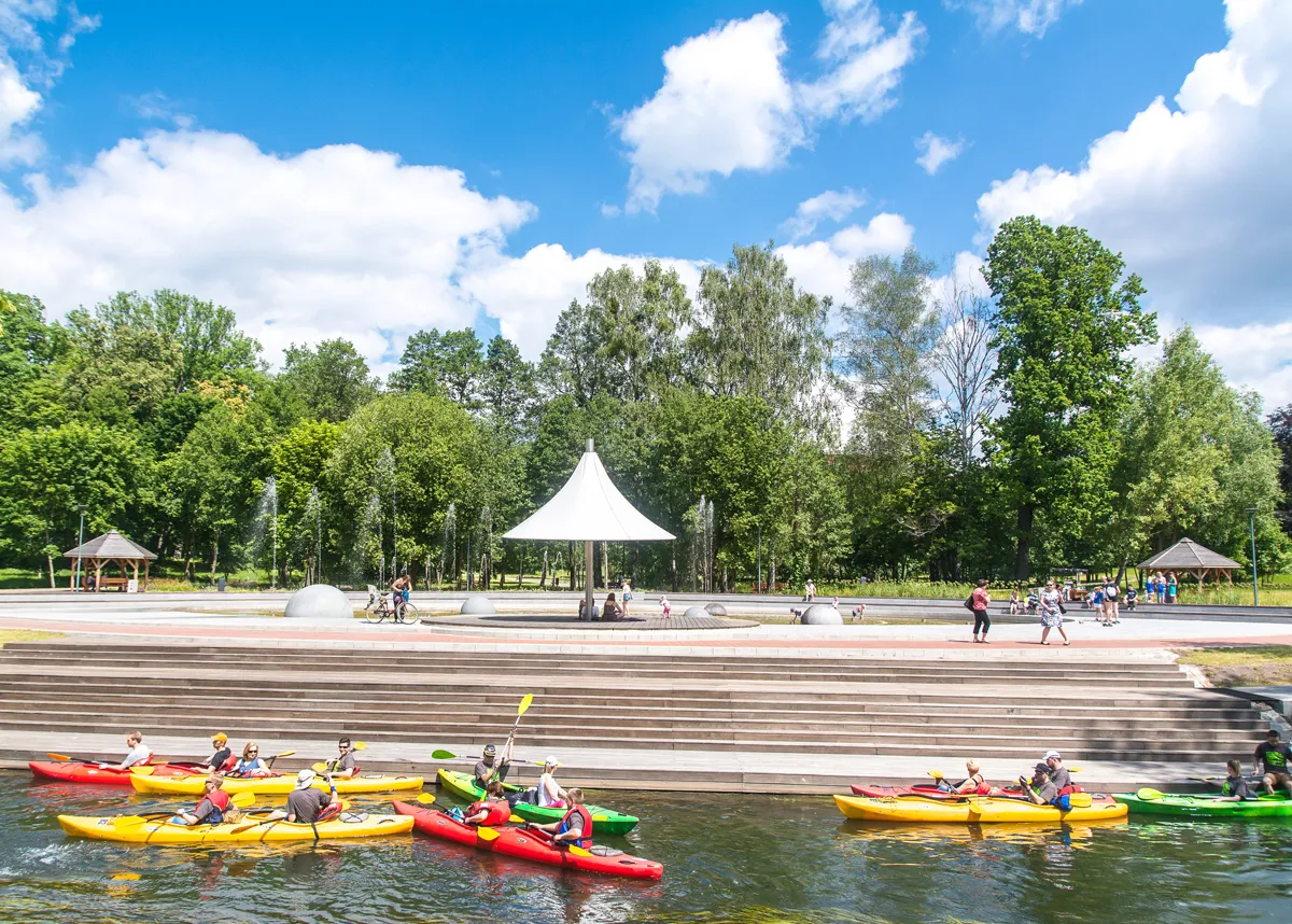 Spływ kajakowy Olsztyn Łyna