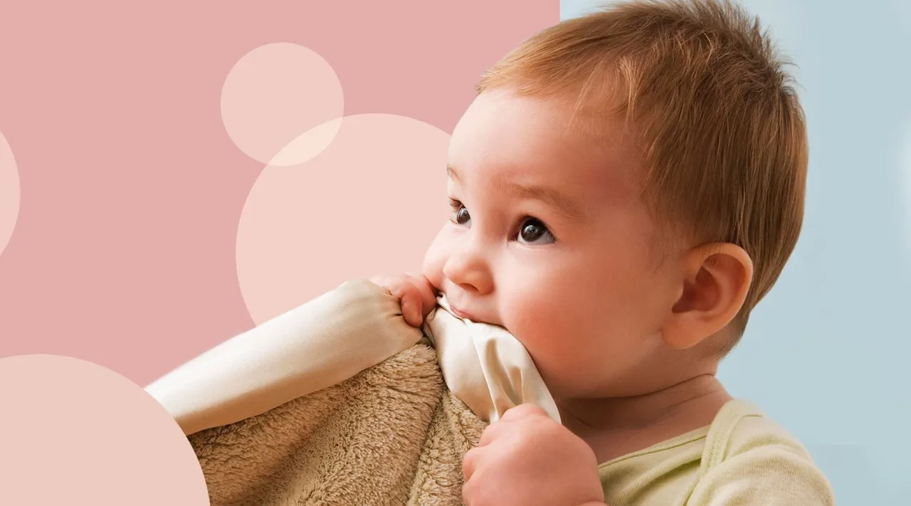 objawy ząbkowania u niemowlaka infografika