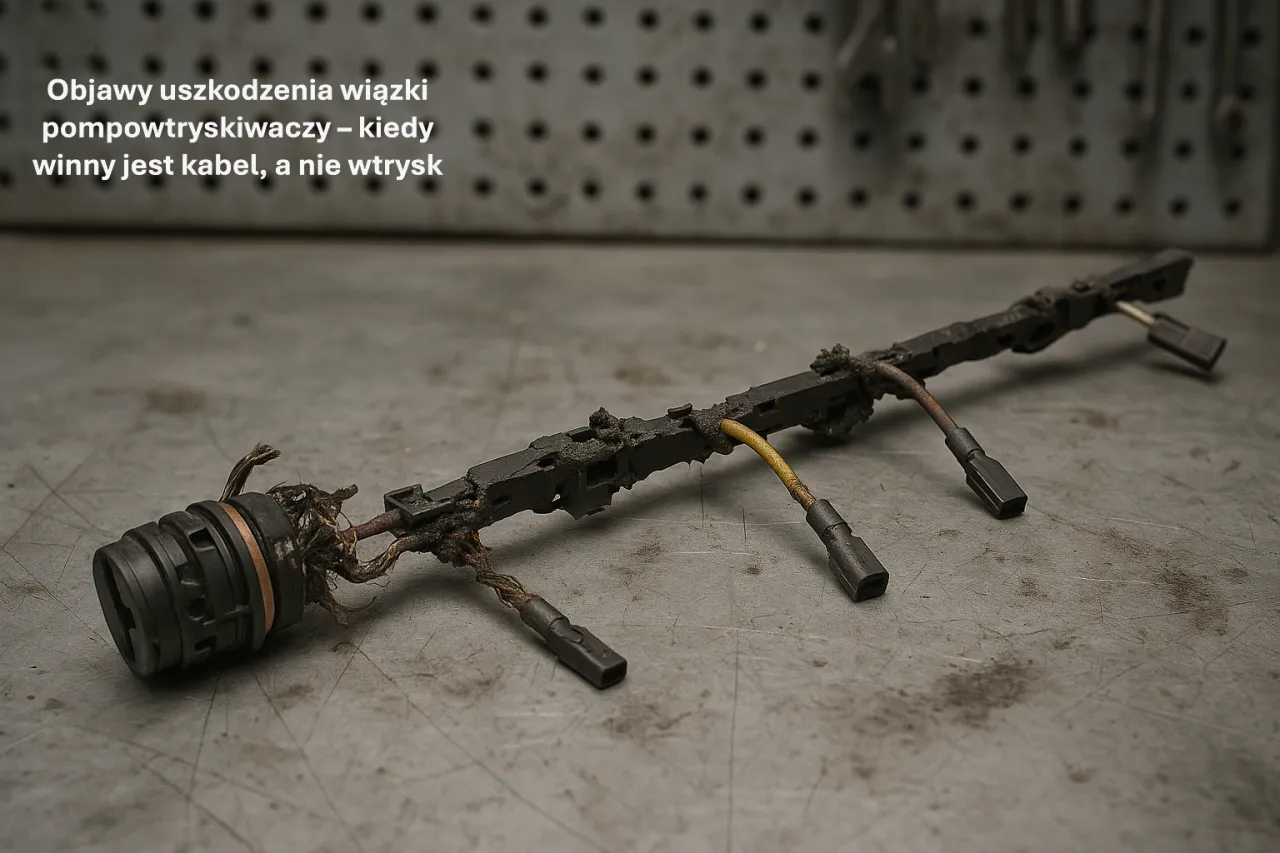 Uszkodzona wiązka elektryczna pompowtryskiwaczy TDI