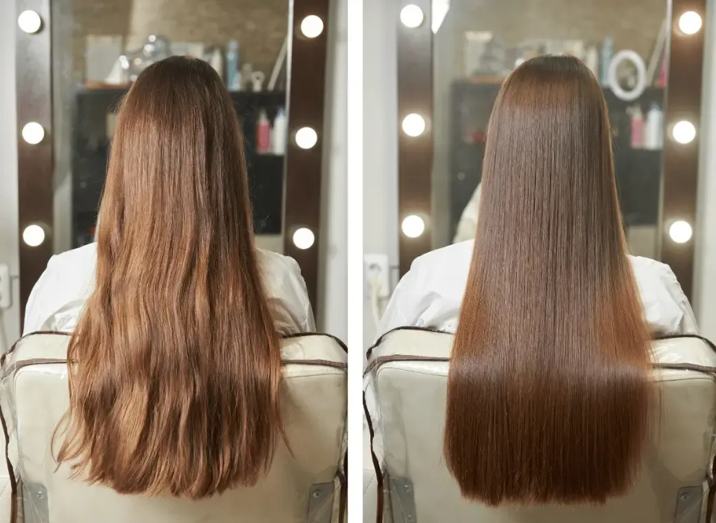 błędy przy prostowaniu włosów