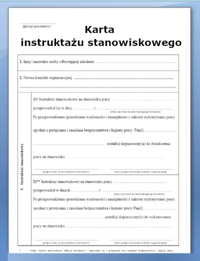 Zdjęcie Instrukcja stanowiskowa krok po kroku: Unikaj błędów przy tworzeniu dokumentu