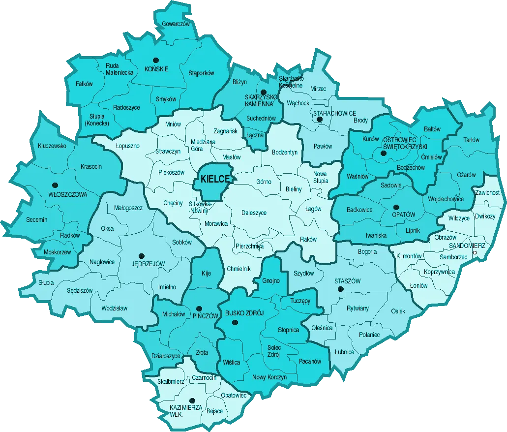 Zdjęcie Gdzie jest województwo świętokrzyskie? Odkryj jego granice i sąsiadów