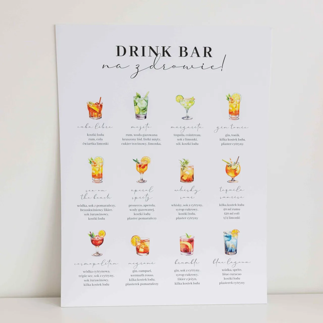 Zdjęcie Jak stworzyć kreatywne menu drinków w barze, które zachwyci gości