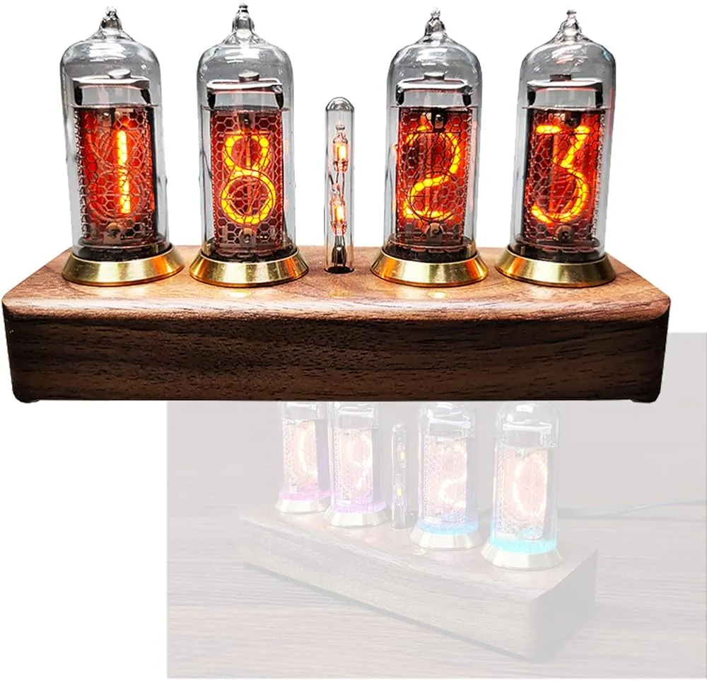 Zdjęcie Zegar Nixie: Retro Urok i Nowoczesna Technologia w Jednym