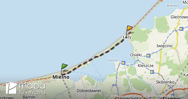 Zdjęcie Ile km do Mielna? Sprawdź najkrótsze trasy i odległości z miast