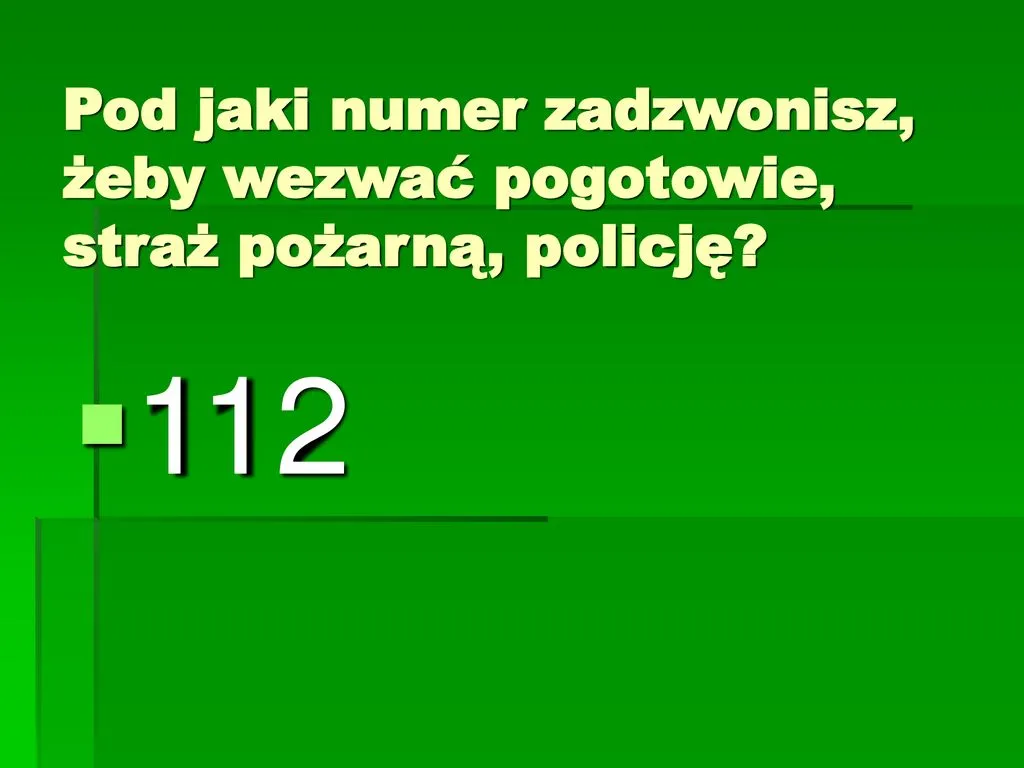 Zdjęcie Pod jaki numer dzwonić na pogotowie? Ratunek w nagłych przypadkach