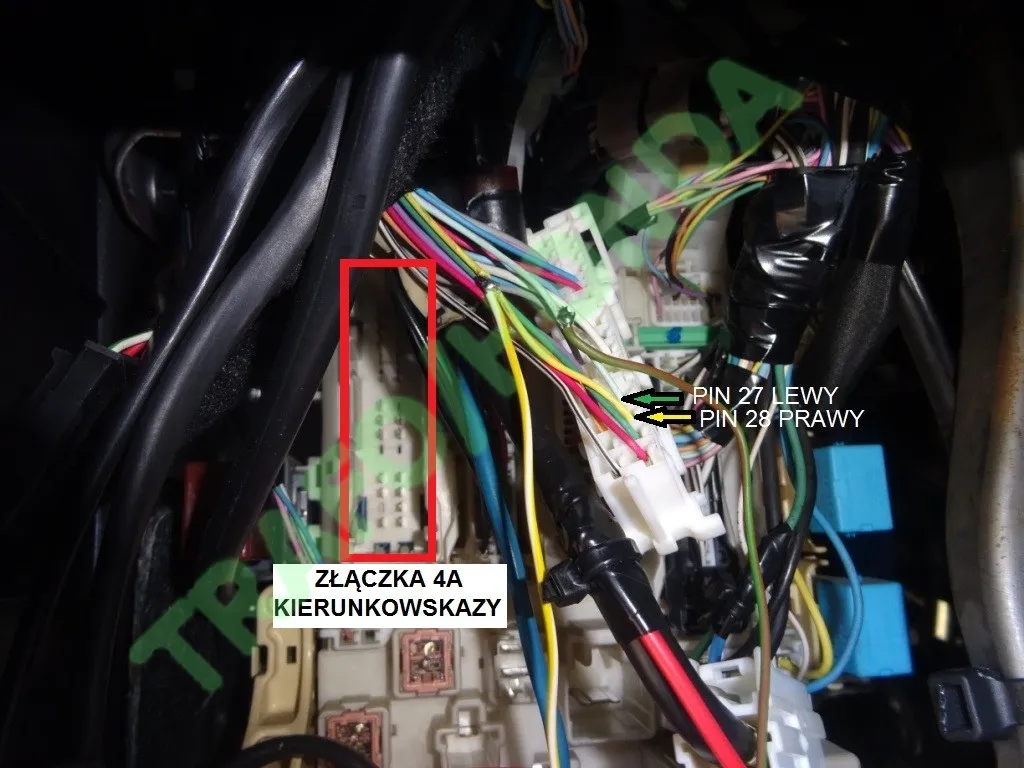 Zdjęcie Zaskakująca lokalizacja sterownika centralnego zamka w Toyota Yaris - poradnik