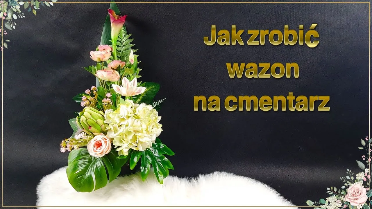 Zdjęcie Jak zrobić stroik do wazonu na cmentarz, aby przetrwał warunki atmosferyczne
