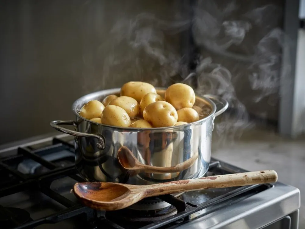 Zdjęcie Jak długo gotować ziemniaki do sałatki jarzynowej, aby nie były rozgotowane?