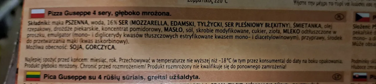 Zdjęcie Ile kcal ma pizza guseppe 4 sery? Sprawdź, co musisz wiedzieć