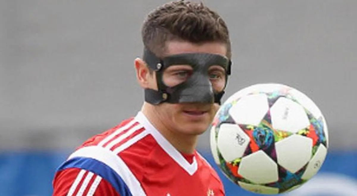 Zdjęcie Dlaczego Lewandowski grał w masce? Szokująca prawda o kontuzji