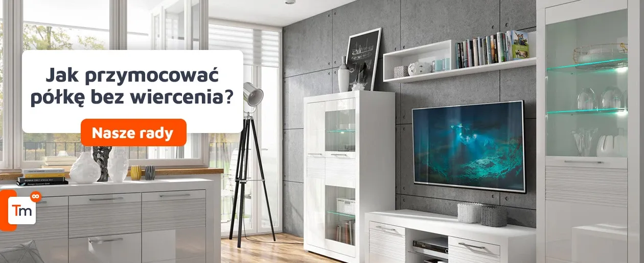 Zdjęcie Jak zamontować półkę bez wiercenia - proste i skuteczne metody