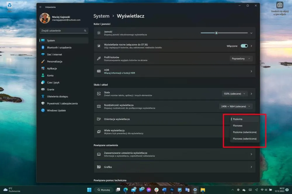 Zdjęcie Jak obrócić ekran w laptopie Windows 10 - proste sposoby na łatwe rozwiązanie