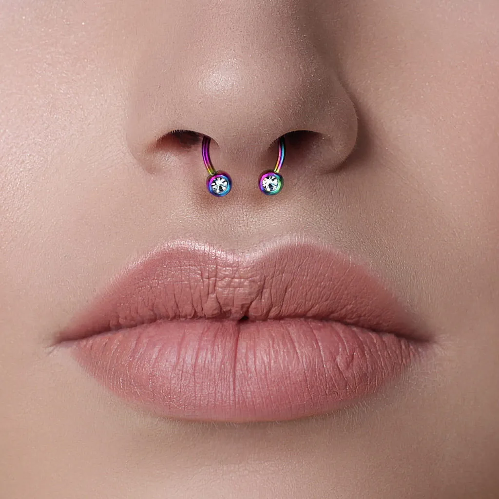Zdjęcie Septum jaki kolczyk na początek – wybierz najlepszy materiał i rozmiar
