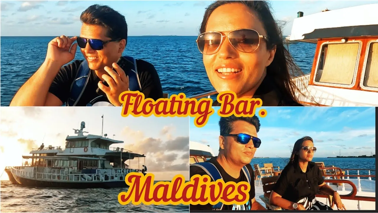 Malediwy floating bar