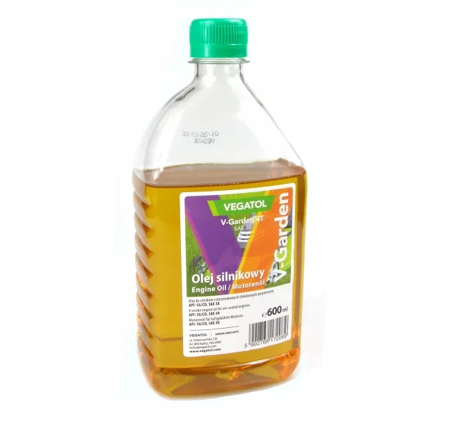 olej do kosiarki a olej samochodowy butelki