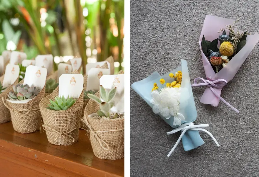 Prezenty dla gości weselnych symbolika