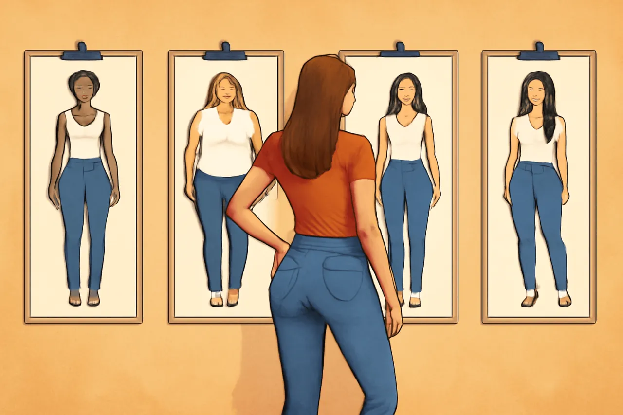 Przewodnik po fasonach jeansów dla różnych sylwetek